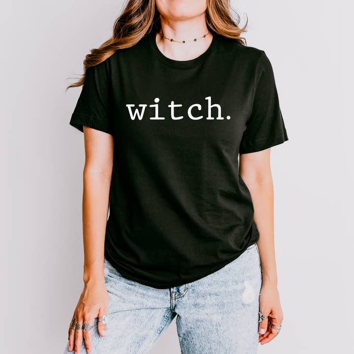 Witch Typewriter Short Sleeve for wholesale by Olive And Ivory Wholesale