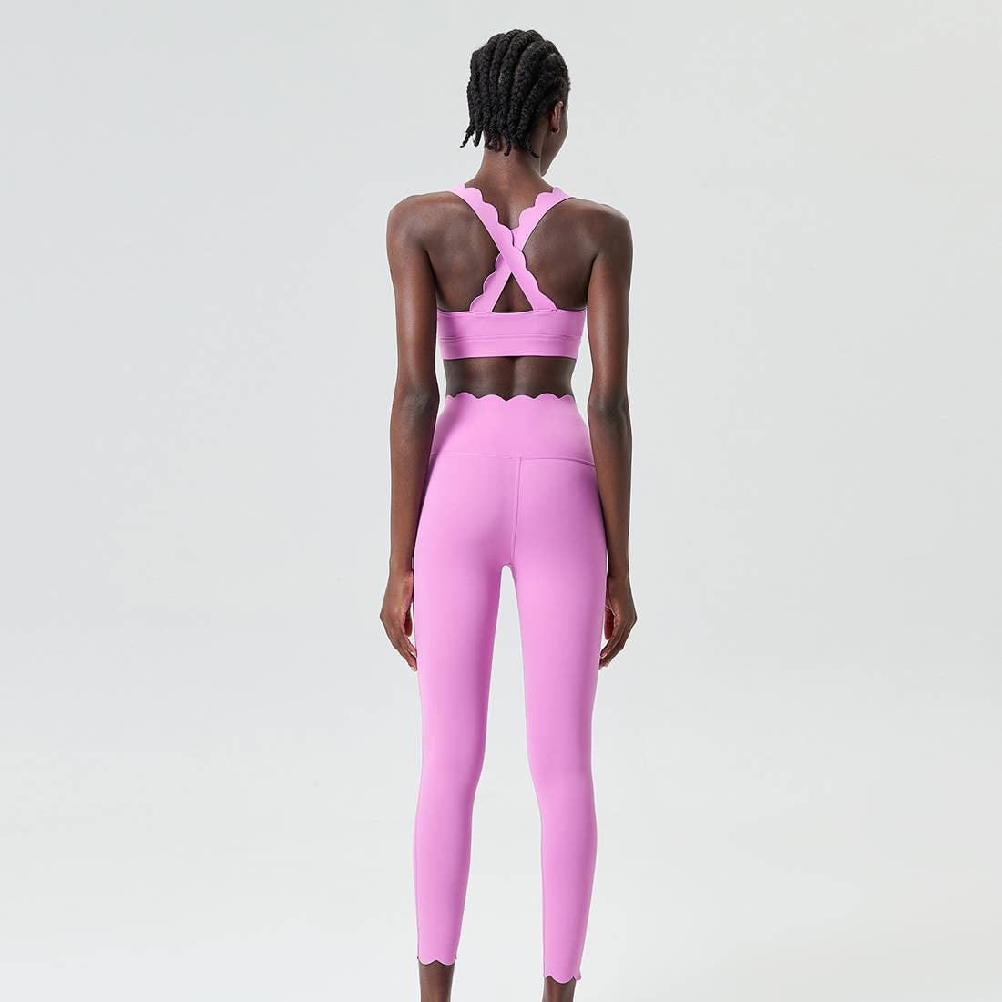 Sodalemon – wholesale Activewear set – Women′s – Women Seamless Yoga Set - Removable Cup Bra&Contoured Tights20