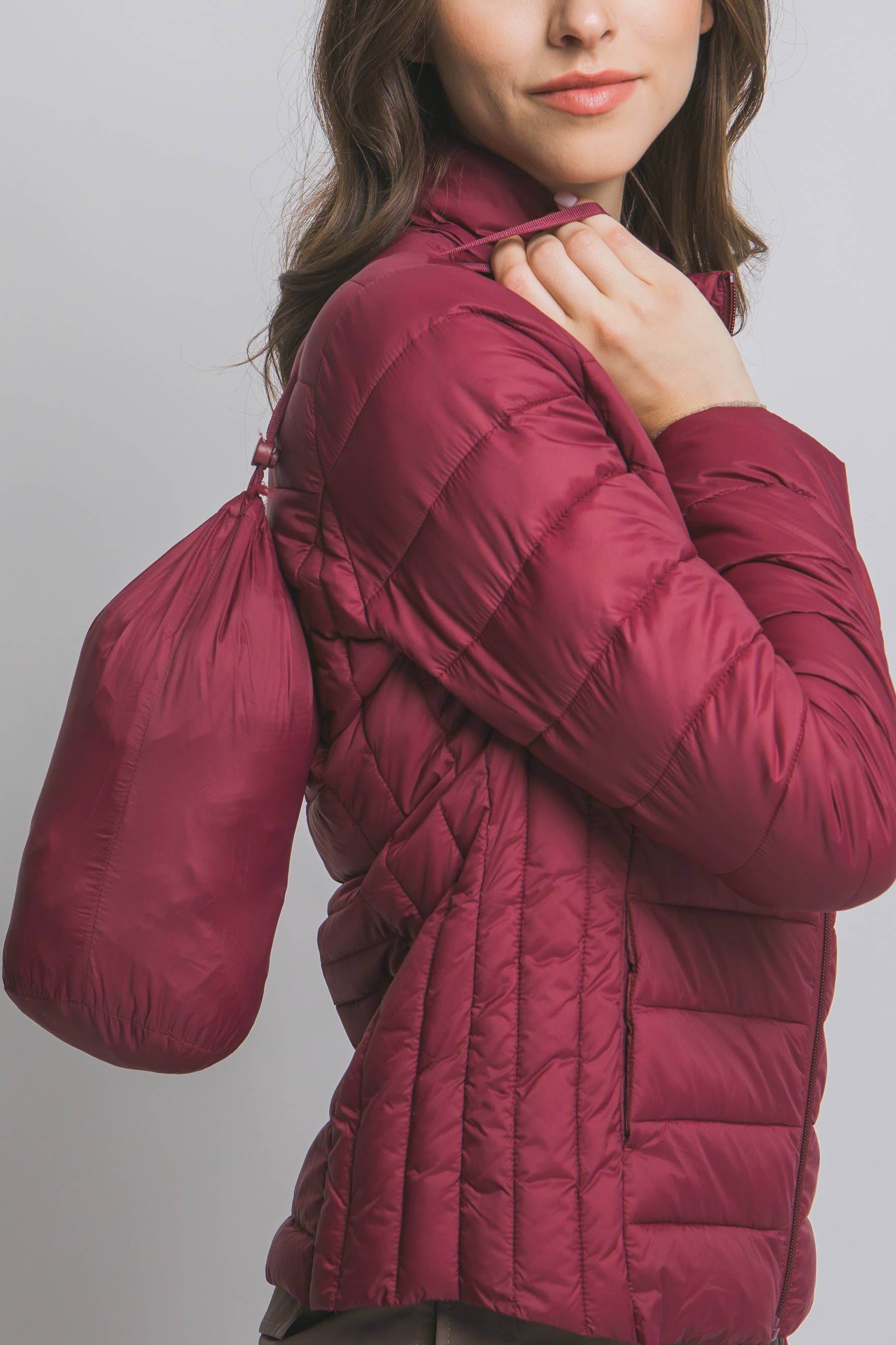 Peace Love Line - Wholesale Puffer Jacket - Women's - PL4300 - LT WEIGHT LONG SLEEVE PUFFER JACKET8