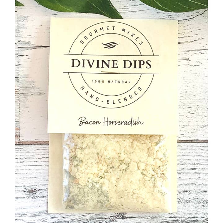 Bacon Horseradish Seasoning Dip Mix & Cheese ball
for wholesale by Divine Dips