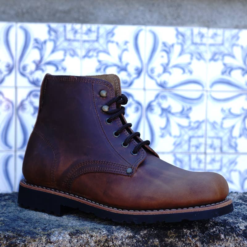 By The Mountain - Portuguese Handmade Footwear - Wholesale Combat/Military Boots - Men's - Triglav Leather Lace-up  Boots7
