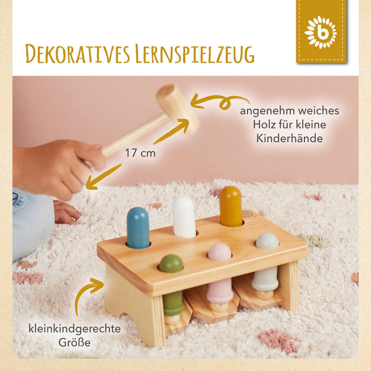 Bieco Spielwaren - Wholesale Wood Toy - Kids - Hammerbank FSC®6