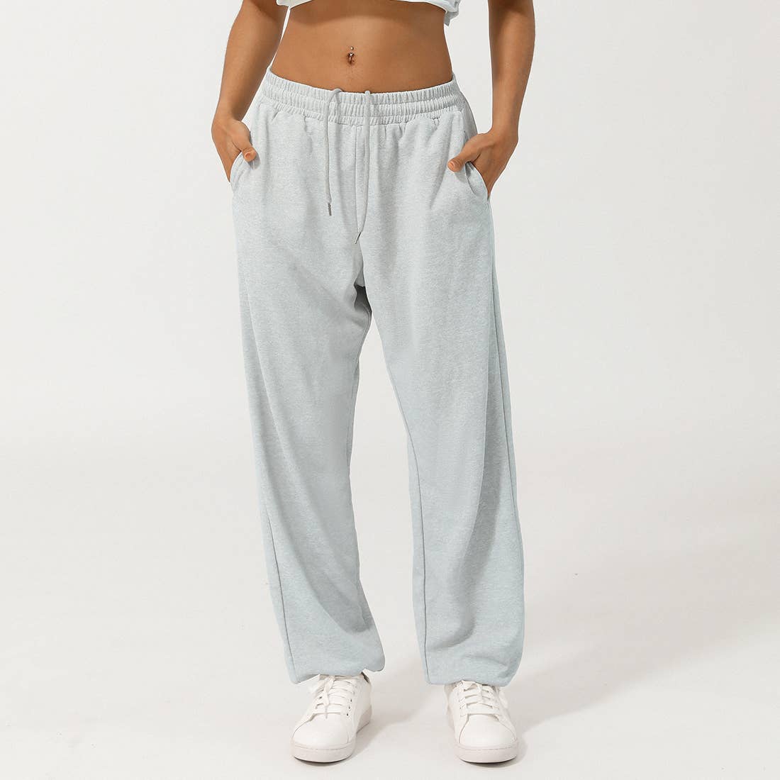 Sodalemon - Wholesale Athletic Sweatpants/Joggers - Women's - Women'S Waistband Drawstring Loose Fit Sweat Pants1