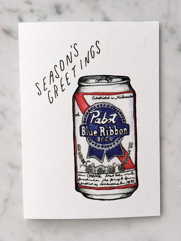 Biglietto PBR di auguri di buone feste per la vendita all'ingrosso da parte di Madeleine Sywulak