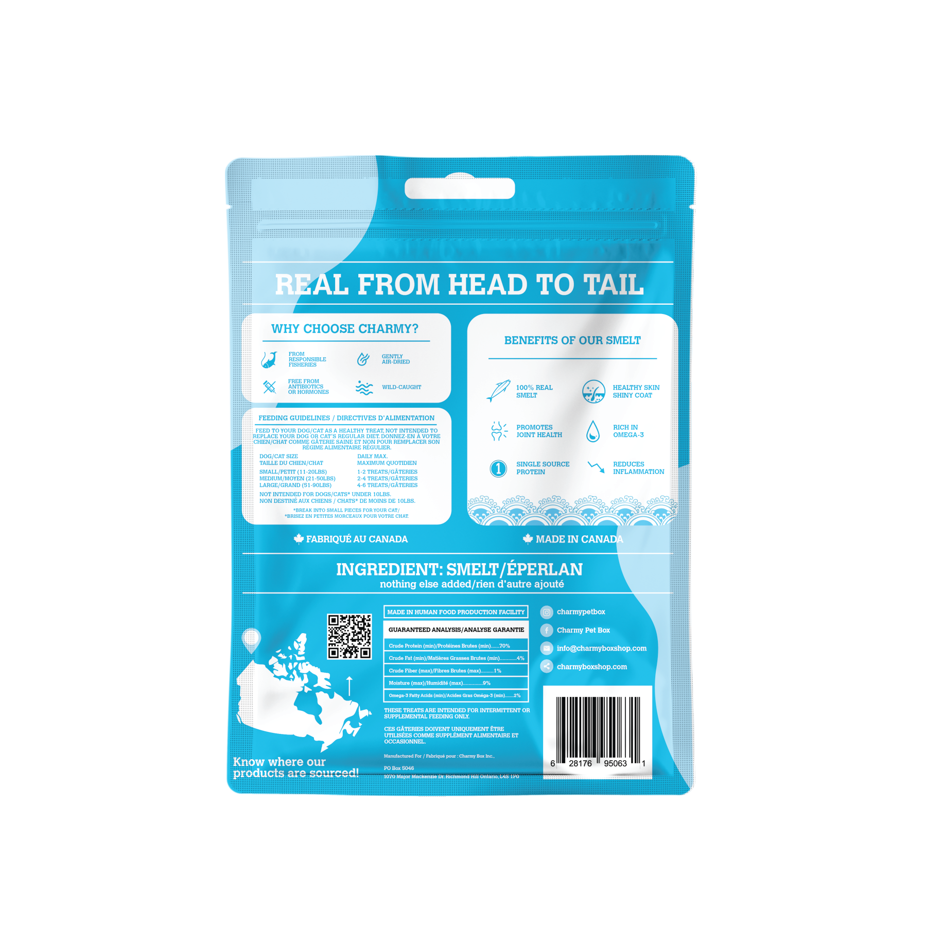 Charmy Pet - Wholesale Pet Treats - Dog - LAKE SMELT4