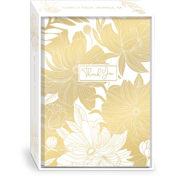 Window Box Notecards -White Dahlias for wholesale by Punch Studio