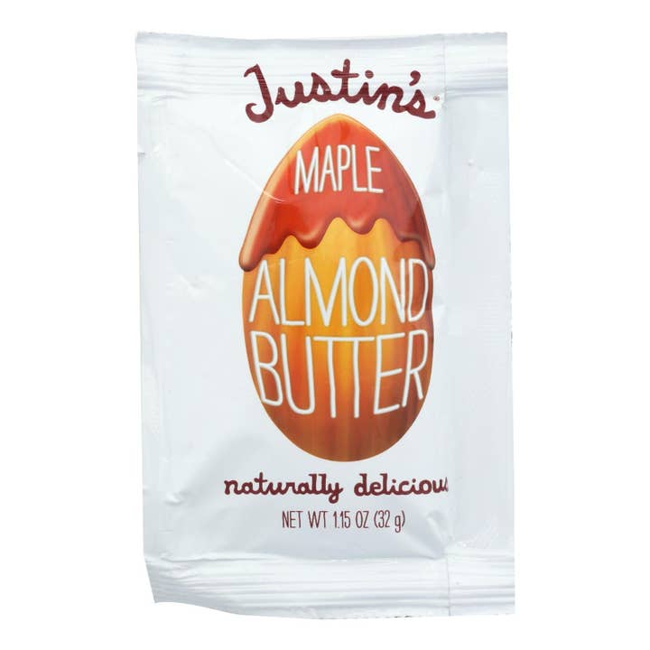 Justin's Maple Almond Butter Squeeze Pack, 10ct, 1.15oz for wholesale by Everyday Supply Co