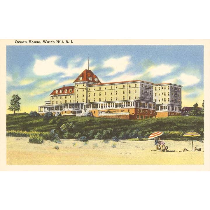 Postcard RI-121 Ocean House, Watch Hill for wholesale by Found Image Press