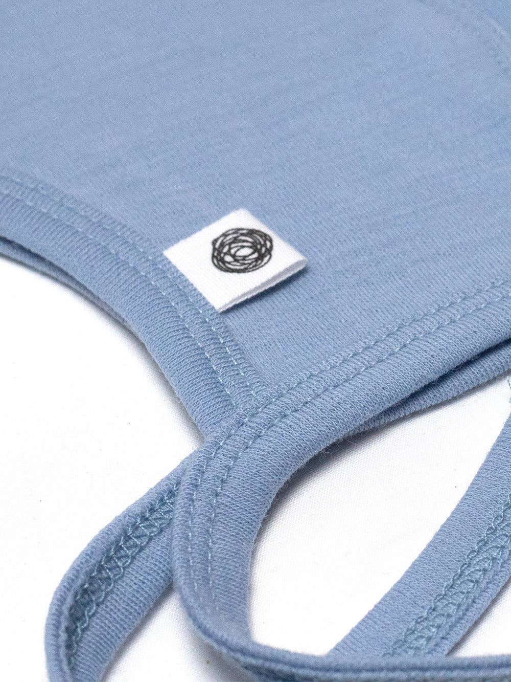 Lille Barn - Wholesale Newborn/Knit Hat - Baby - Baby woolen bow hat – Merino wool - Blue Fog2