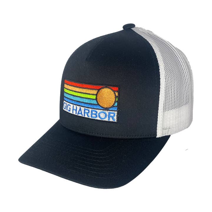 Sun Horizon Curved Bill Trucker Cap for wholesale by Direction Apparel