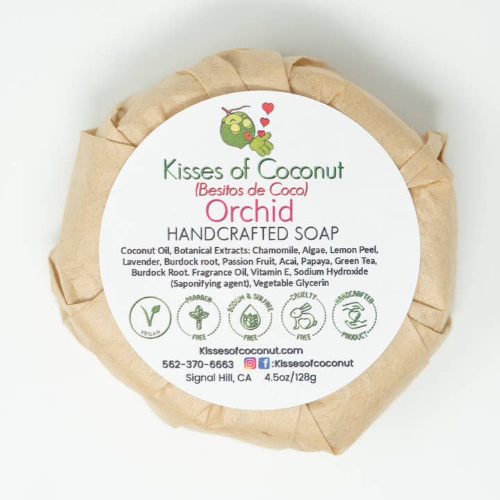 Savon aux orchidées pour la vente par Kisses of Coconut