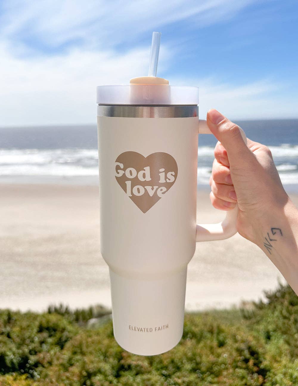 Elevated Faith - Wholesale Insulated Mug/Tumbler - God is Love 40 oz Tumbler2