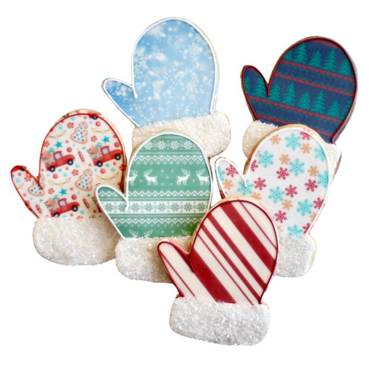 Sweet Sanctions LLC - Wholesale Cookie - Winter Mitten Cookies