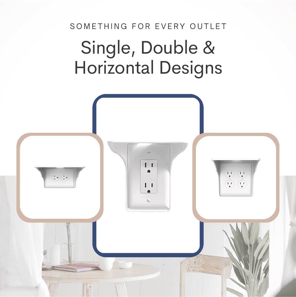 Storage Theory - Wholesale Wall Mounted Shelf - Single Vertical Outlet Power Perch5