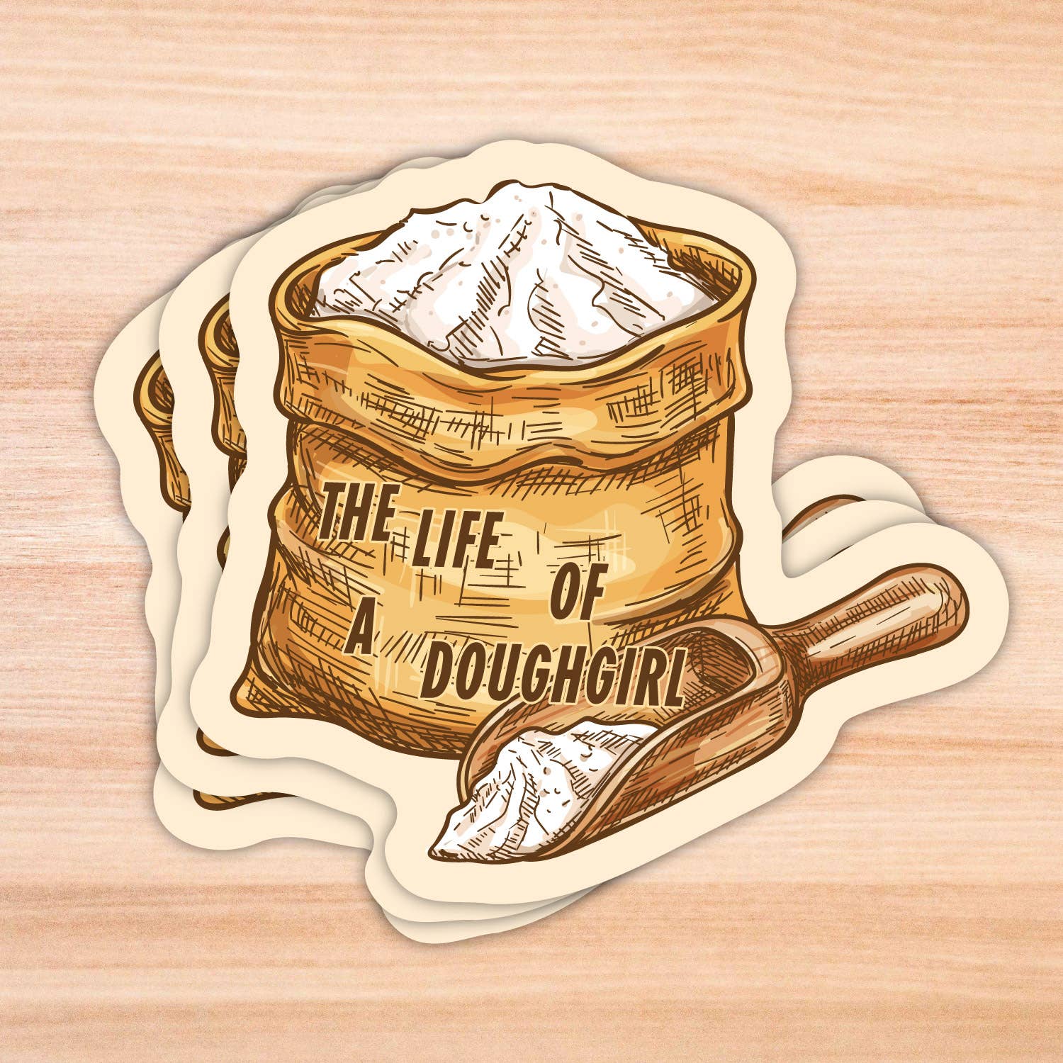 The Orange Ampersand - Wholesale Sticker - Life of a Dough Girl Taylor Sticker | Showgirl 1