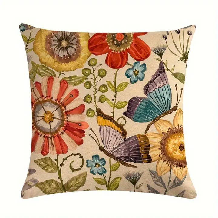 Moderny - Wholesale Throw Pillow Cover - Mexican Flowers Cushion Covers2