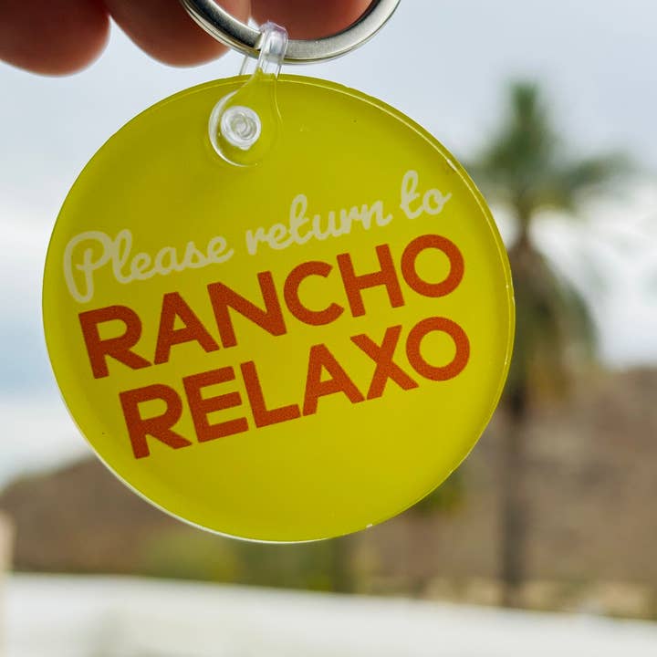 Portachiavi per favore restituisci per la vendita all'ingrosso da parte di Rancho Relaxo