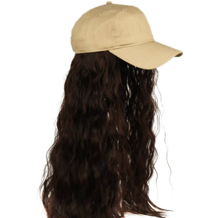 Scarves & Fedoras - Wholesale Wig/Hair Piece - BASEBALL WIG/CAP