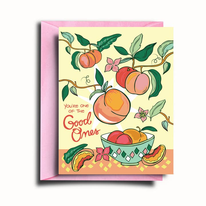 Good Peach Vriendschapskaart voor wholesale door SOMETHING OF A DANDY