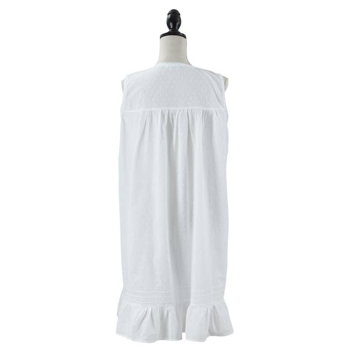 White Embroidered Nightgown for wholesale on Faire1