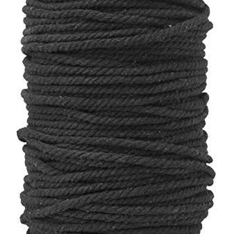 Mandala Crafts - Wholesale Craft Supplies - 3 Ply Twisted Cotton Macrame Cord for Crafts, 109 Yards10