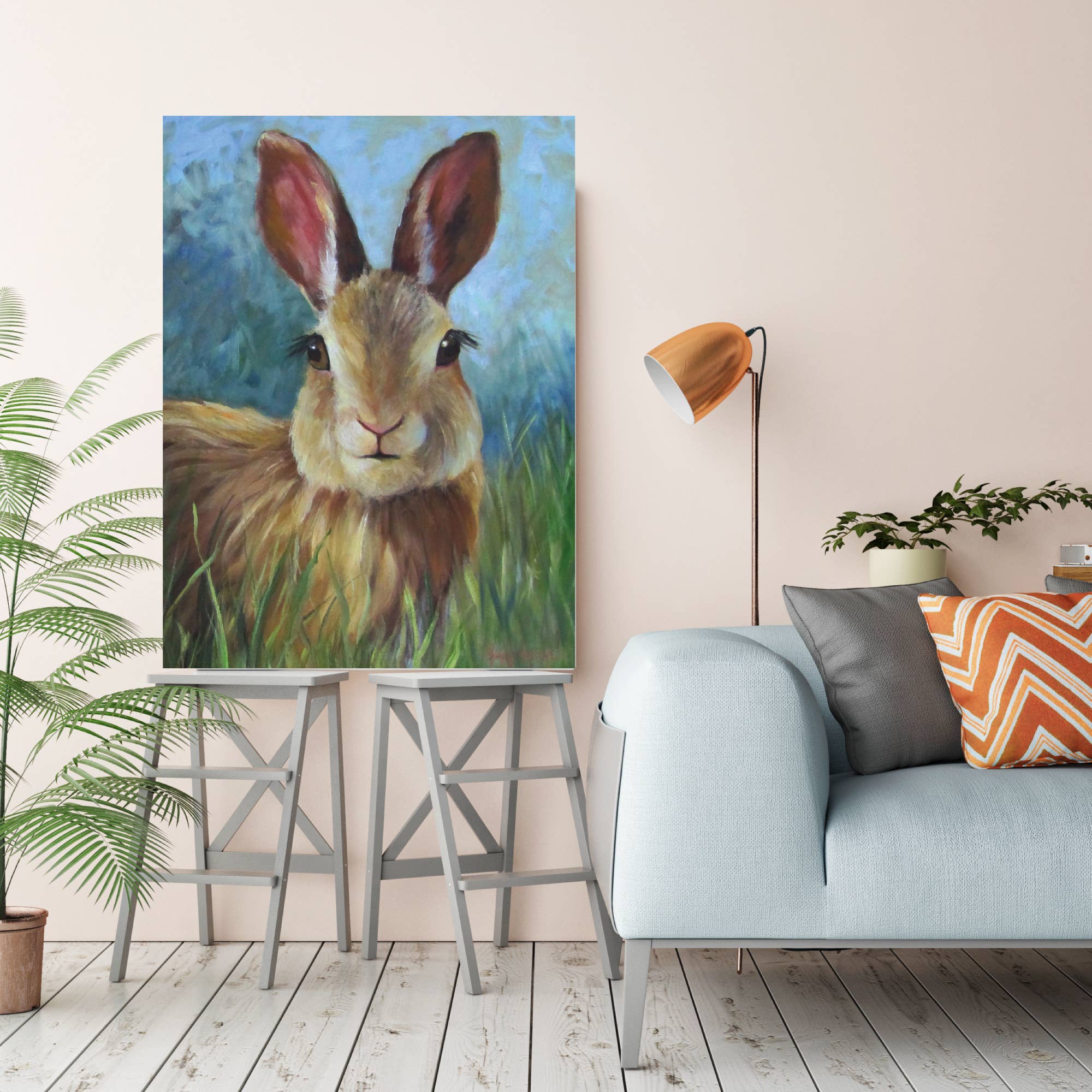 Courtside Market - Wholesale Art Print - Wild Bunny Rabbit Gallery - Wrapped Canvas Wall Art1