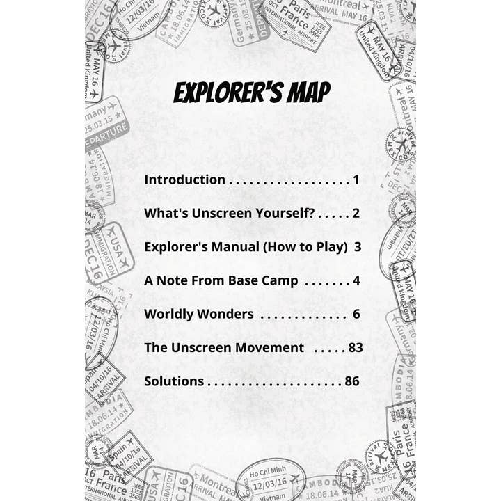 Unscreen Yourself! - Wholesale Puzzle - Adult - Worldly Wonders – Travel Word Search Puzzles with Trivia5