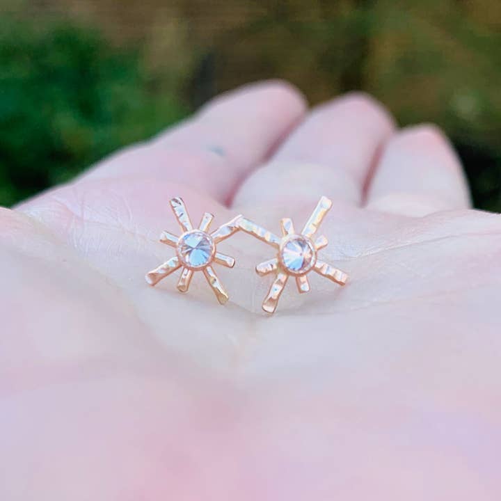 Notions of Lovely - Wholesale Stud/Post Earrings - Star Crossed Lover Earrings - 14k Gold Fill