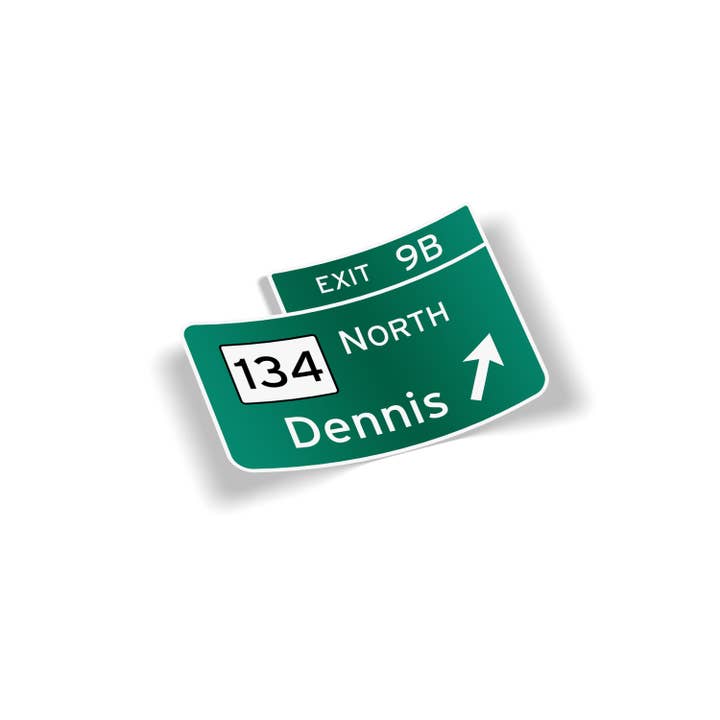 Cape Cod Stickers - Wholesale Sticker - Old Exit 9B Route 6 Cape Cod Waterproof Vinyl Bumper Sticker