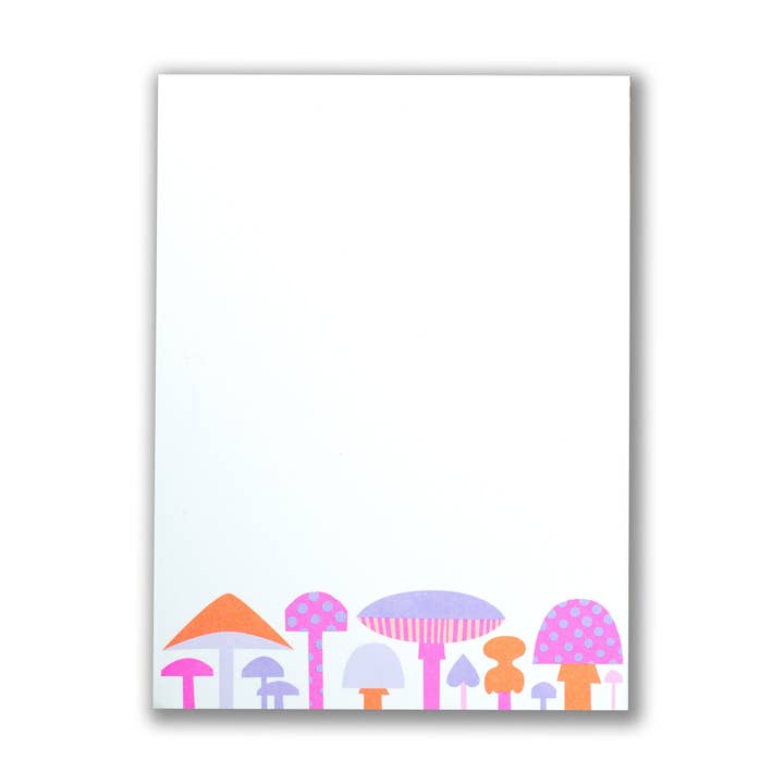 Mushroom and Fungi Notepad for wholesale by Banquet Workshop