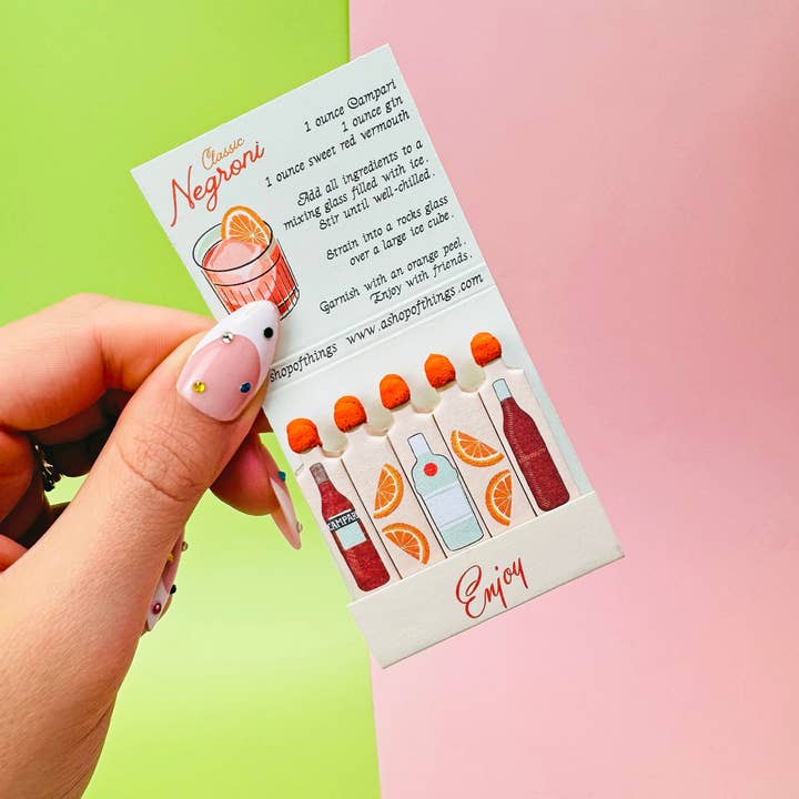 A Shop of Things - Vente Allumettes - Matchs de Negroni2