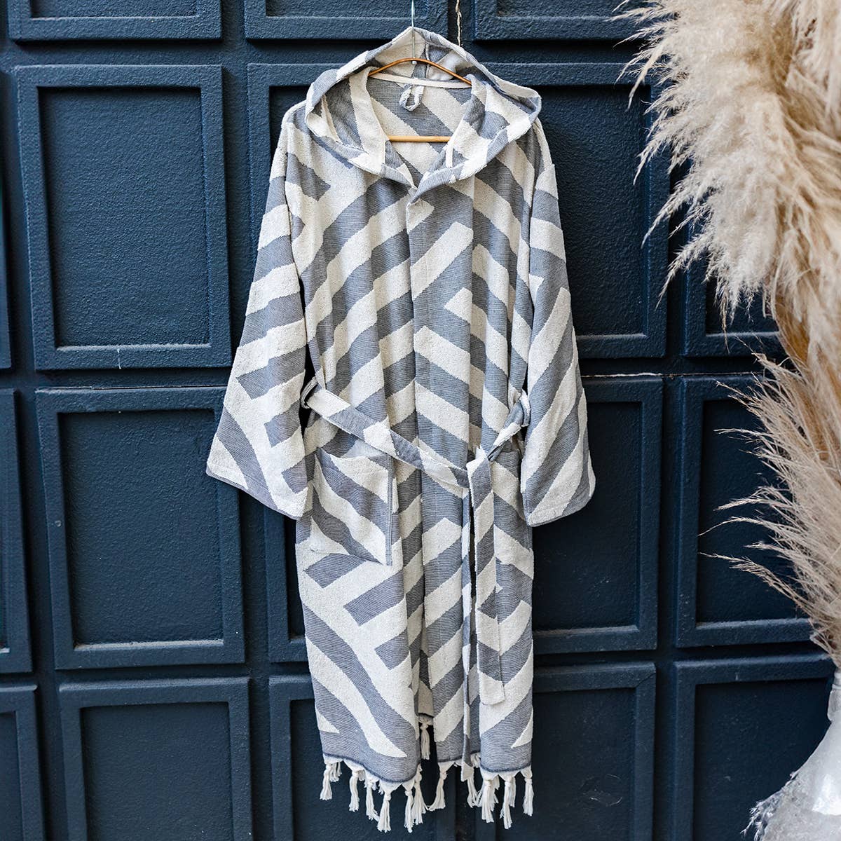 Kikoya - Wholesale Badjas - Uniseks - Kikoya lichtgewicht badjas met capuchon van Turks katoen, Raised Terry17