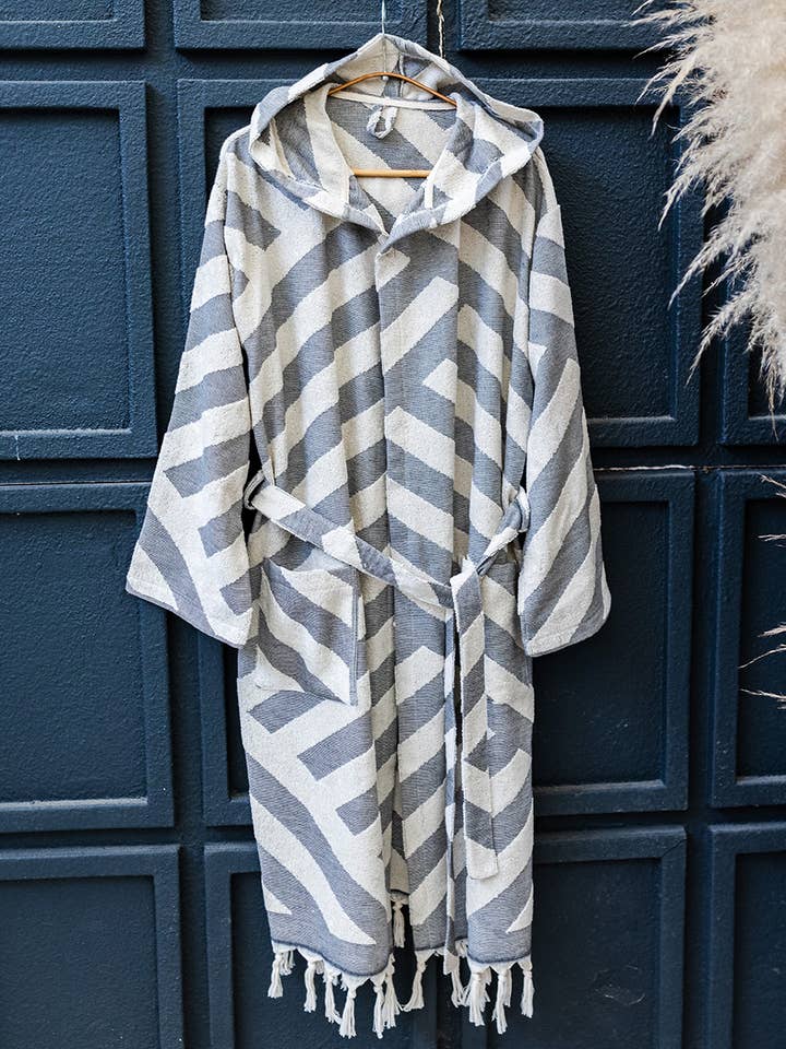 Kikoya - Wholesale Badjas - Uniseks - Kikoya lichtgewicht badjas met capuchon van Turks katoen, Raised Terry17