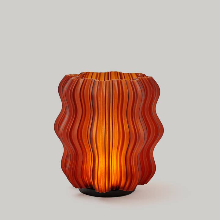 Cordless Mini Wavy Lamp for wholesale by Wooj Design
