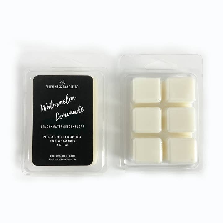 Watermelon Lemonade Wax Melt for wholesale by Ellen Ness Candle Co