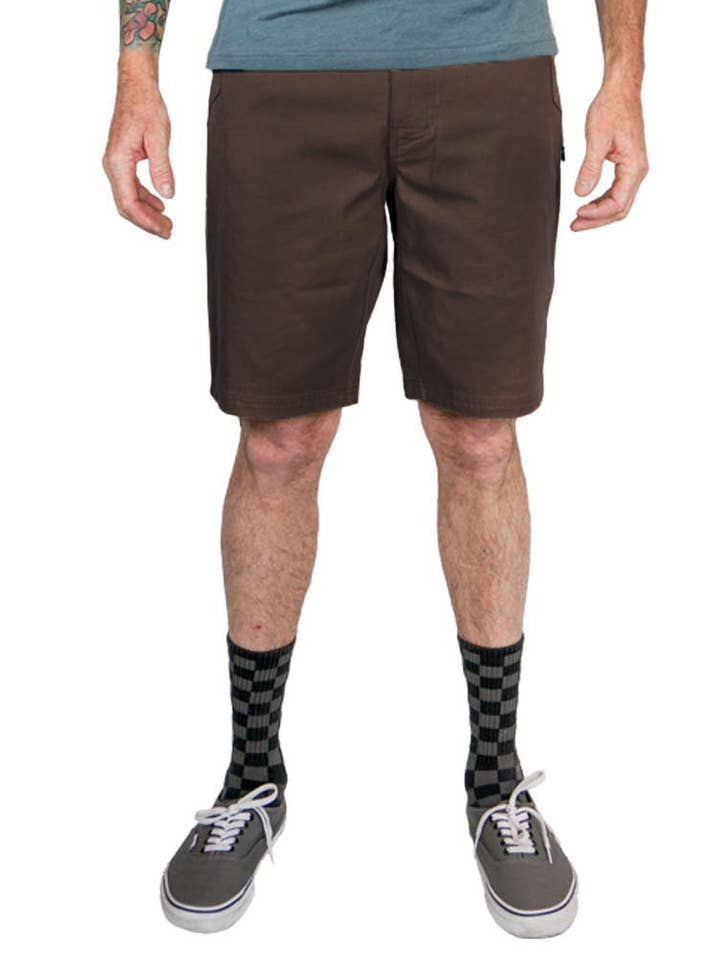 Havok Shorts 10" - Dunkelbraun für den Großhandel von Off The Grid Surplus