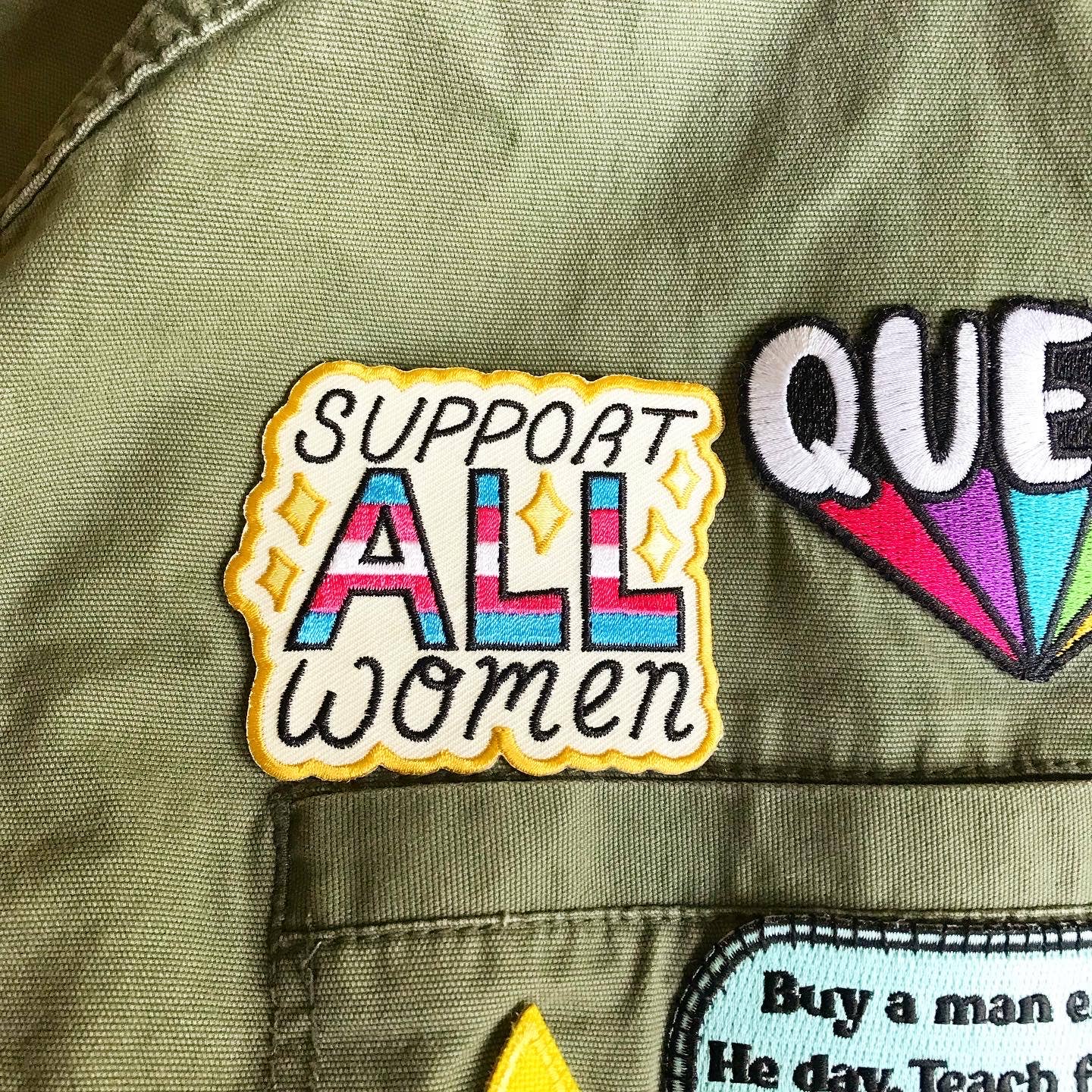 Raspberry Cloud Studio - Wholesale Patch - Support All Women Iron-on Patch4