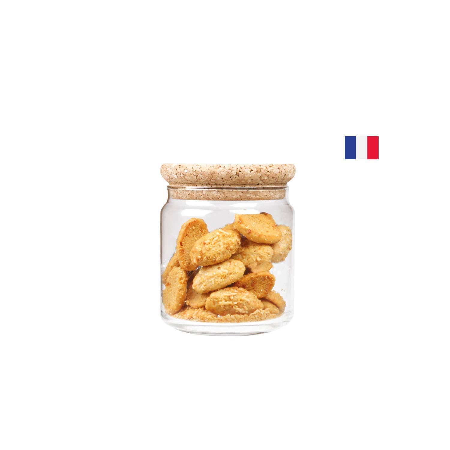 La droguerie écologique - Ah! Table! - Anaé - Venga - Wholesale Jar - Glass Jar Cork Lid Ø 105 X125 cm 0.5 L - Ah! Table!