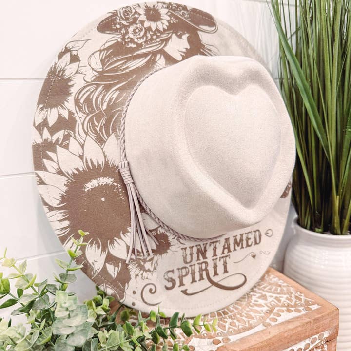 Willie & Dolly Designs - Wholesale Cowboy Hat - Women's - Cowgirl Engraved Heart Hat2