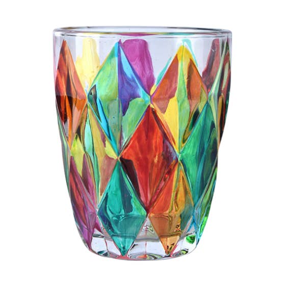 Italiensk stil handmålade färgade kristallglas för wholesale av Lykkeyou™