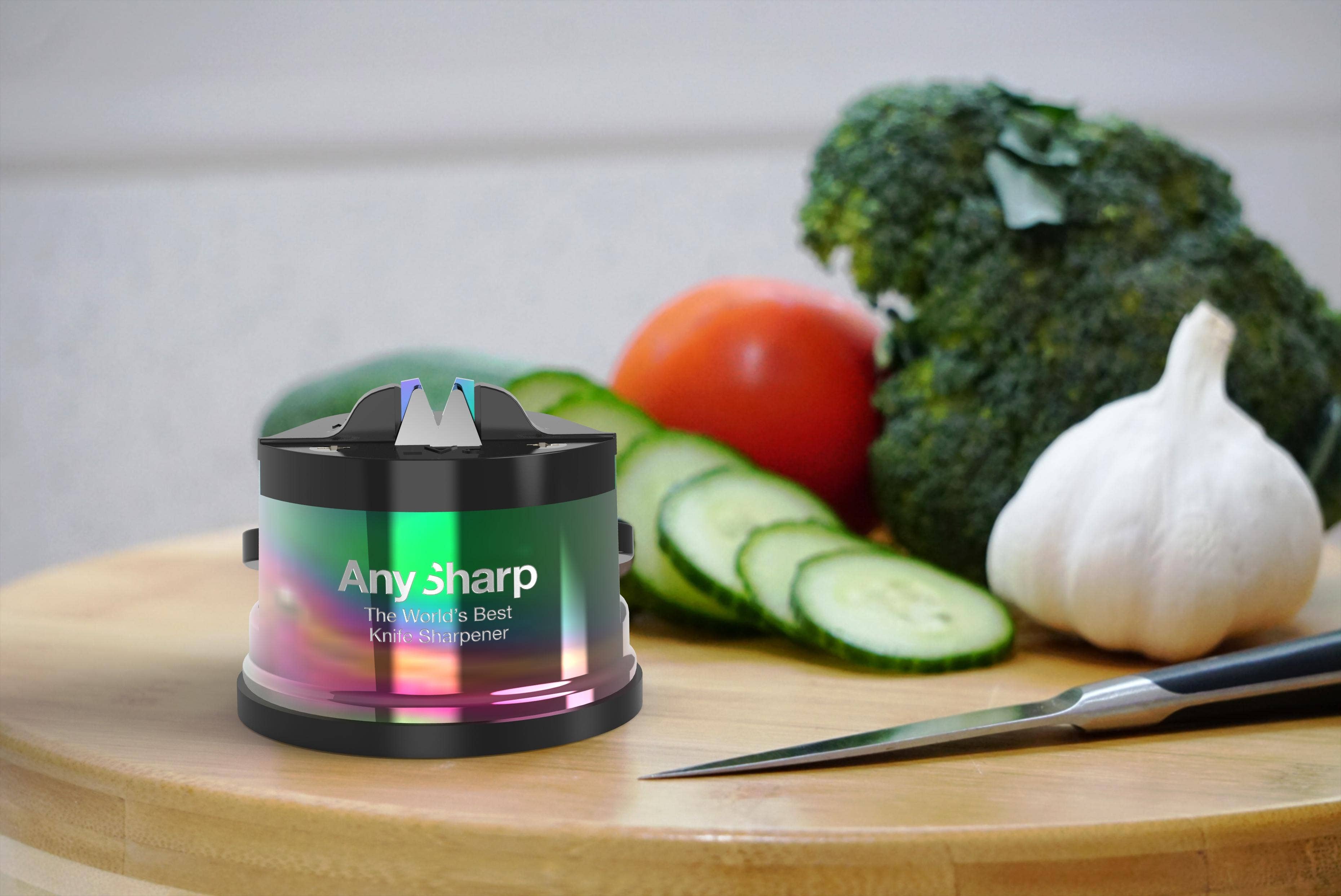 AnySharp – wholesale Knivvässare – AnySharp Chef - Oil Slick knivslipare2