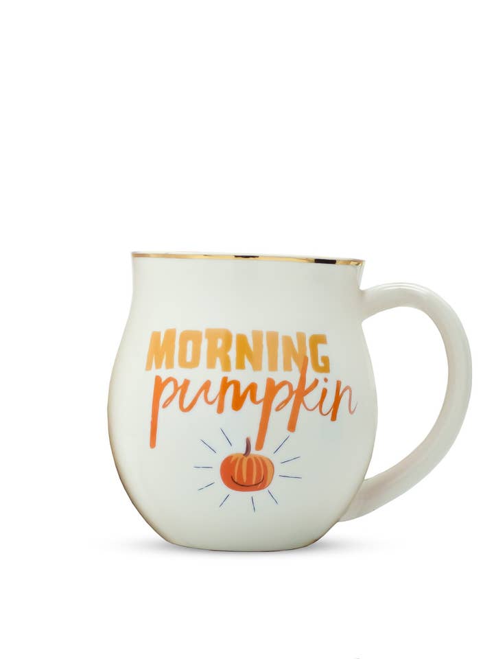 Anthro Ceramic Mug Design: Morning Pumpkin for wholesale by Dorsey marketing inc