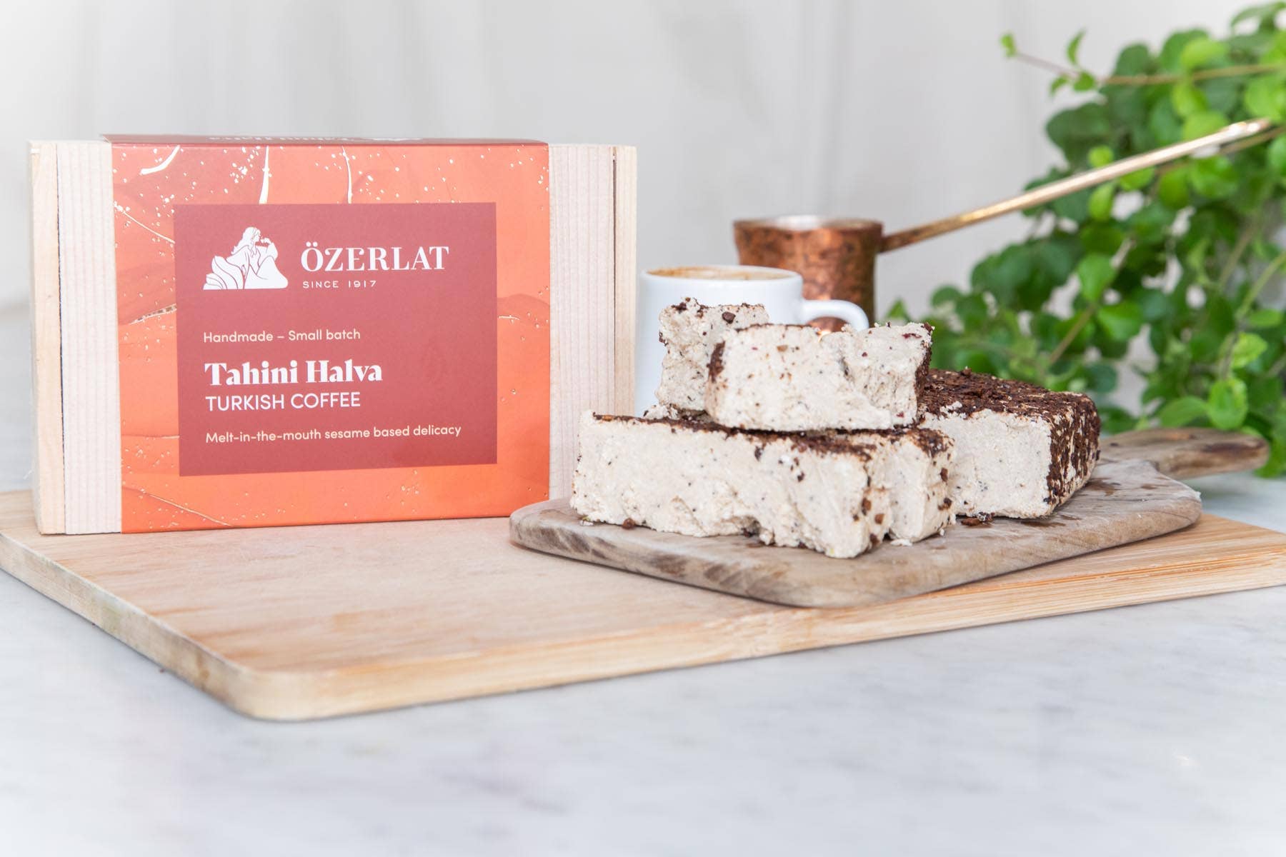 Ozerlat UK - Wholesale Nut Butter - Turkish Coffee Tahini Halva, Plant-Based, Vegan-Friendly4