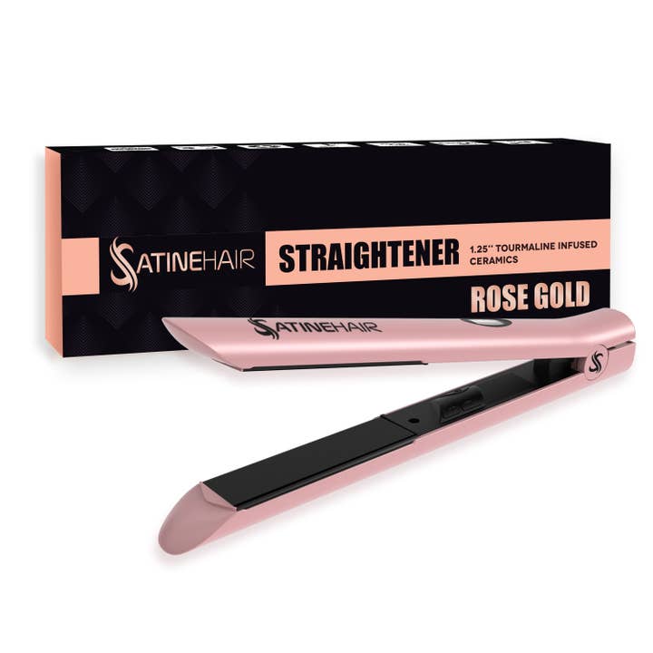 2-in-1 Glätteisen Neue Generation Turmalinplatte - Rosa für den Großhandel von Satine hair