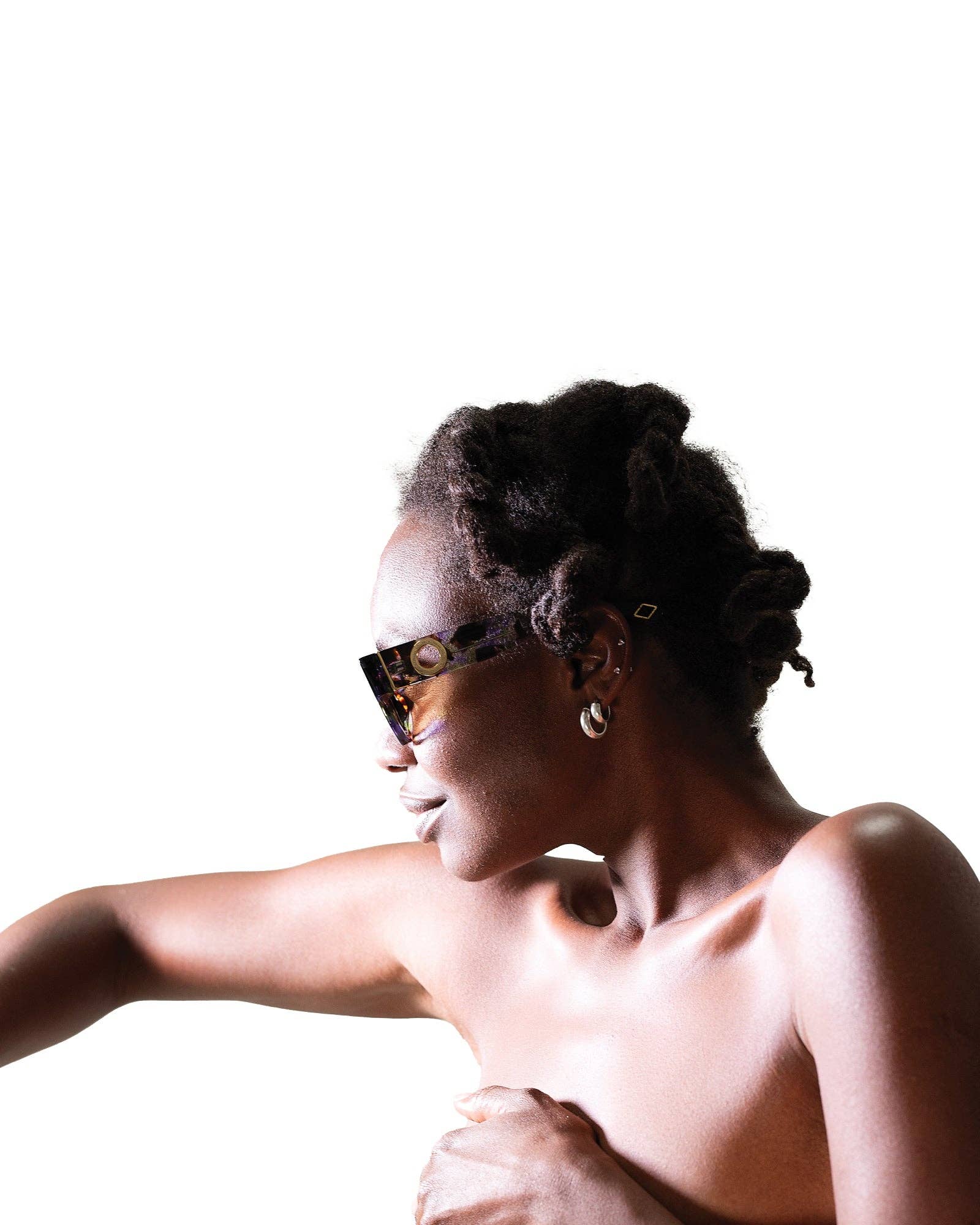 Fallen Broken Street - Vente Lunettes de soleil – femme - Le Cosmos - Lunettes de Soleil Poussière de Lune | Verres Polarisés Ambre10