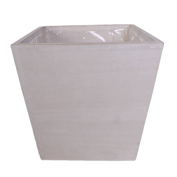 SWS BASKETS AND HOME DECOR - Wholesale Planter Box - Wood Planter Boxes with Liner Floral Accessories 6.75x6.75" 4