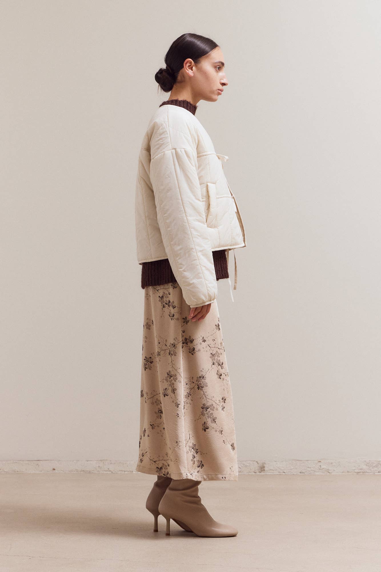 Grade & Gather - Wholesale Jacket - Women's - 80417 - FRONT TIE QUILTING JACKET8