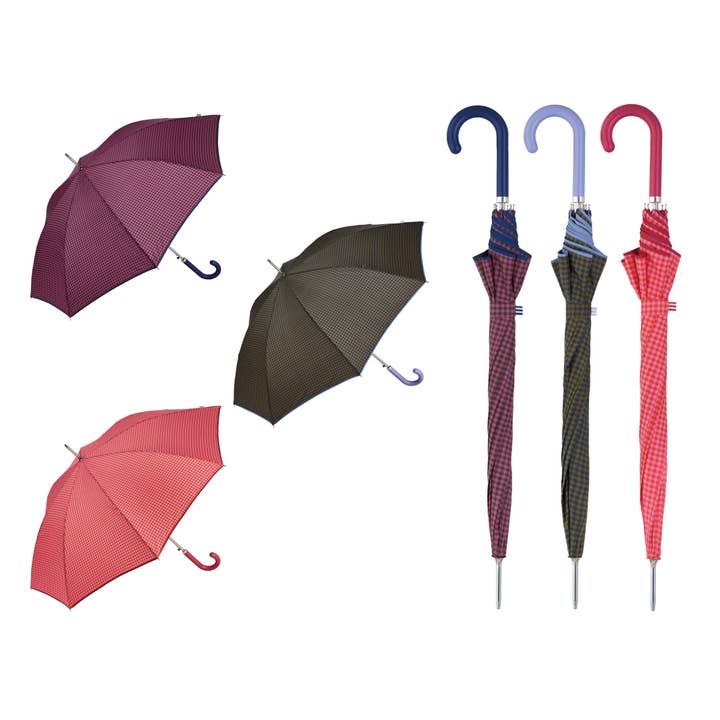 „Gales“ automatisk lang paraply | Vindtæt | UV50+ for engroshandel hos Mkr International