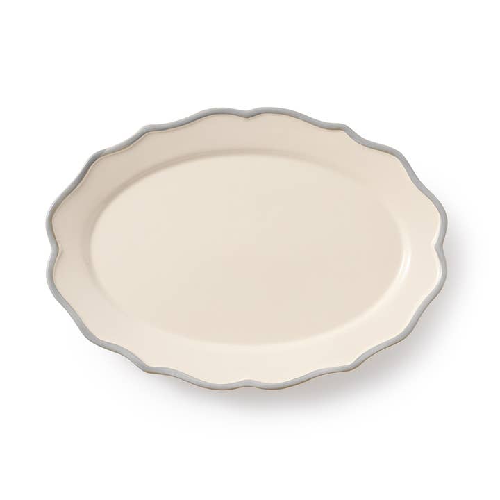 Maison Madison Home - Wholesale Platter - Sylvia Hand-Painted Oval Platter 15,5''1