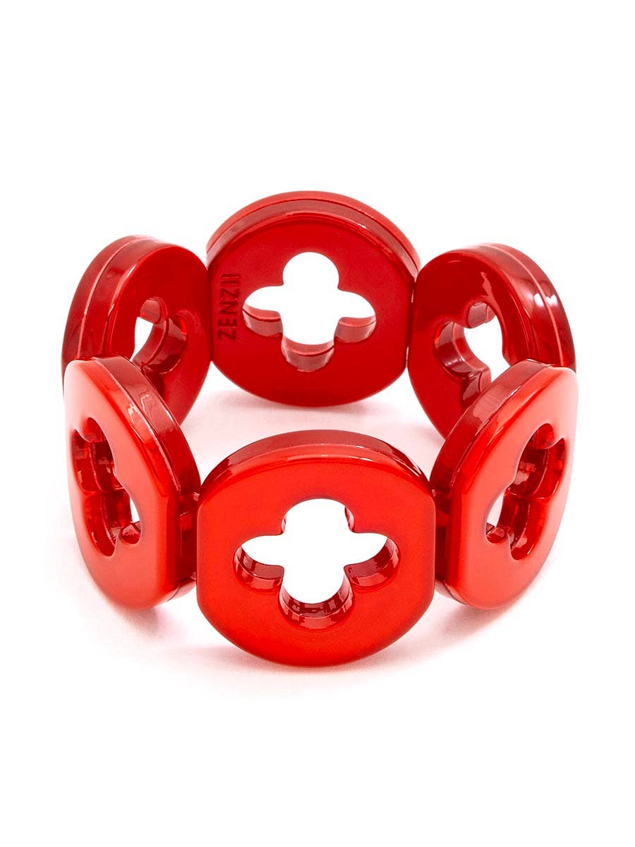 ZENZII Jewelry - Wholesale Beaded Bracelet - Resin Clover Bracelet21